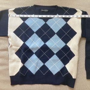 Argyle Crew Sweater